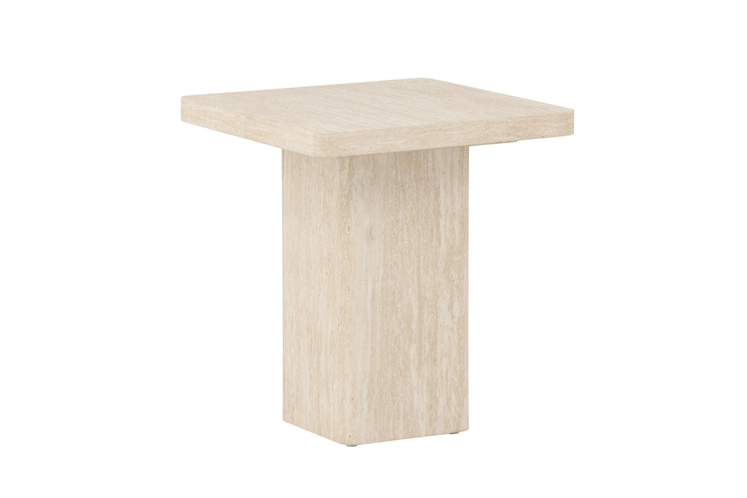 Venture Home Qvart Sofa Table 50x50x56 cm - Travertinelook