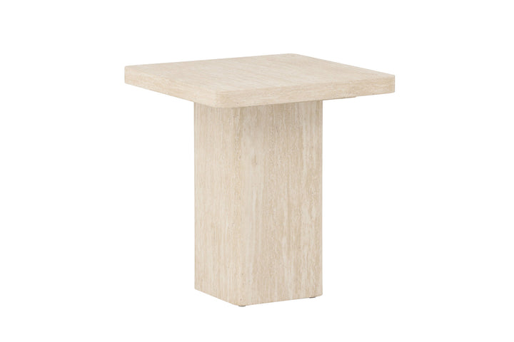 Venture Home Qvart Sofa Table 50x50x56 cm - Travertinelook