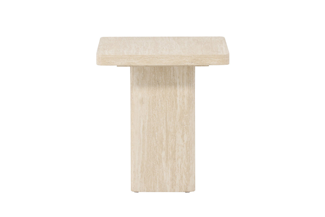 Venture Home Qvart Sofa Table 50x50x56 cm - Travertinelook