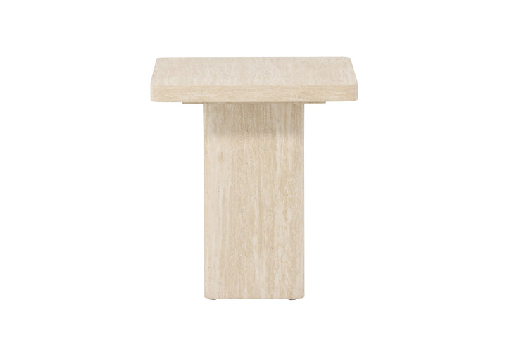 Venture Home Qvart Sofa Table 50x50x56 cm - Travertinelook