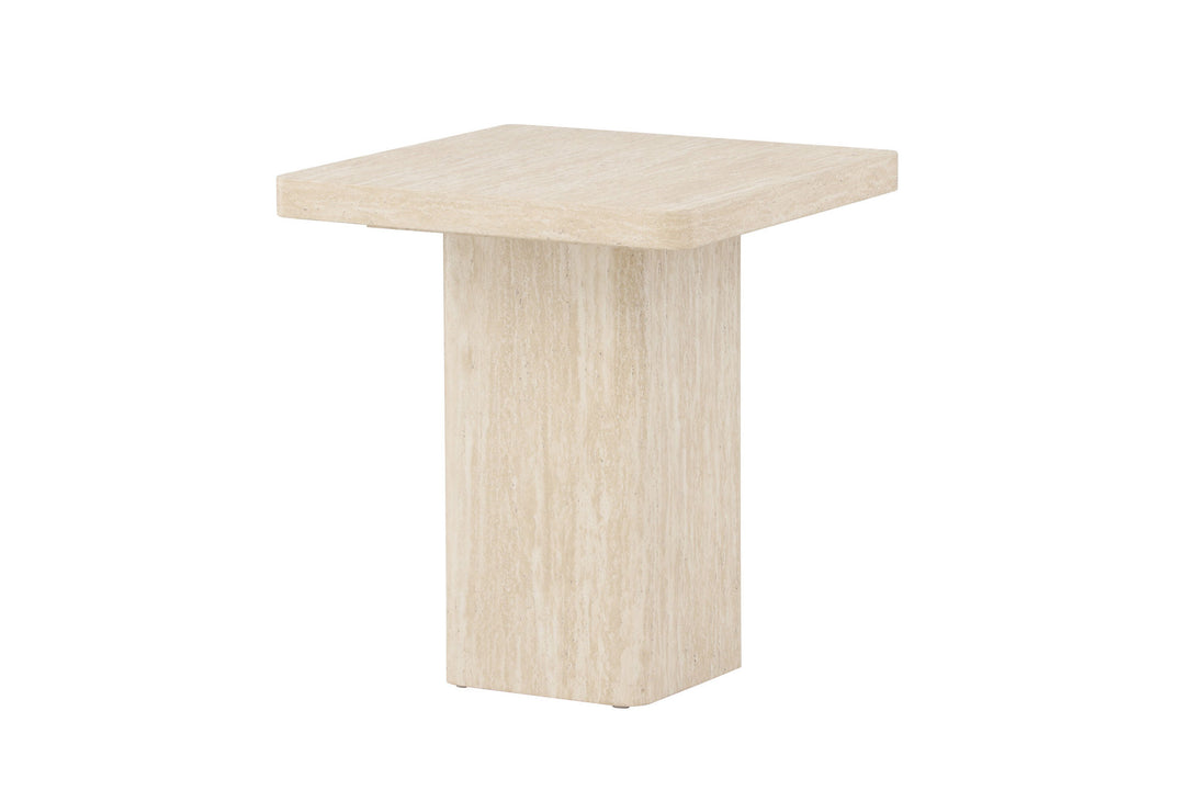 Venture Home Qvart Sofa Table 50x50x56 cm - Travertinelook