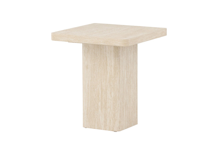 Venture Home Qvart Sofa Table 50x50x56 cm - Travertinelook