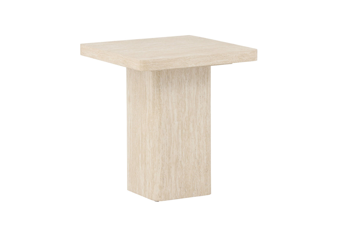 Venture Home Qvart Sofa Table 50x50x56 cm - Travertinelook