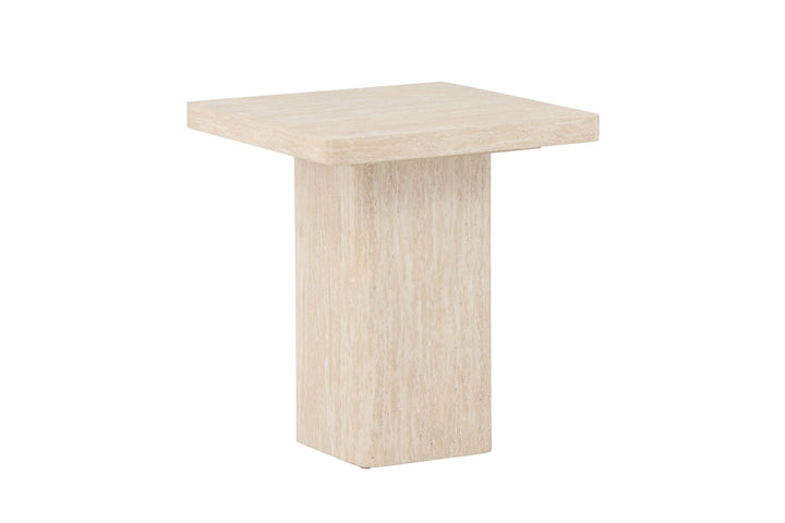 Venture Home Qvart Sofa Table 50x50x56 cm - Travertinelook