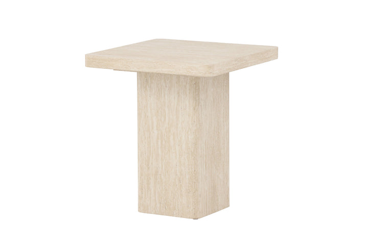 Venture Home Qvart Sofa Table 50x50x56 cm - Travertinelook