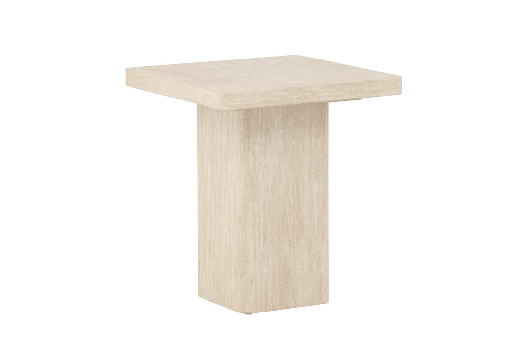 Venture Home Qvart Sofa Table 50x50x56 cm - Travertinelook