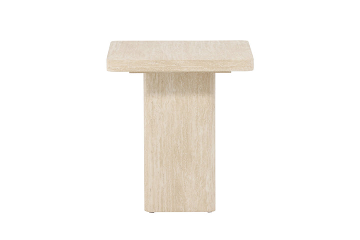 Venture Home Qvart Sofa Table 50x50x56 cm - Travertinelook