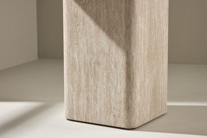 Venture Home Qvart Sofa Table 50x50x56 cm - Travertinelook