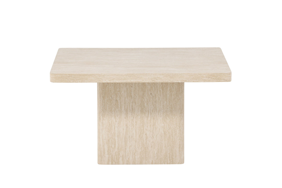 Venture Home Qvart Sofa Table 80x80x46 cm - Travertinelook