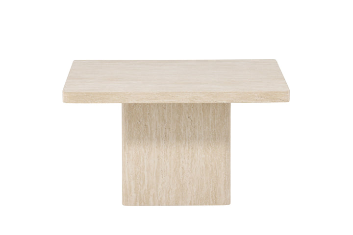 Venture Home Qvart Sofa Table 80x80x46 cm - Travertinelook