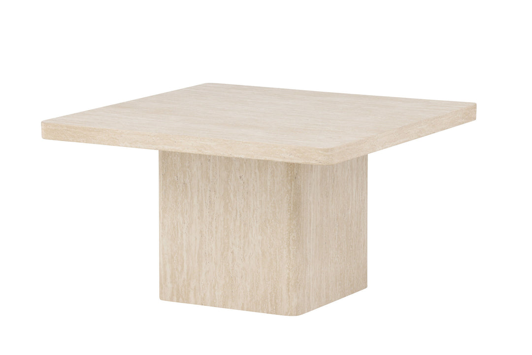 Venture Home Qvart Sofa Table 80x80x46 cm - Travertinelook