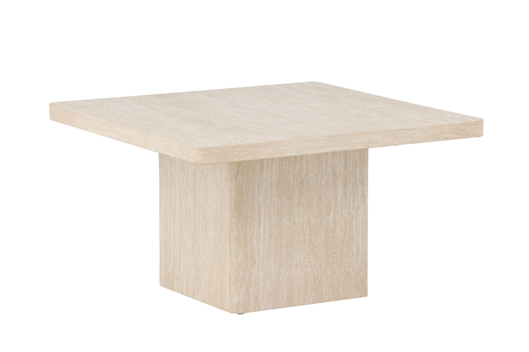 Venture Home Qvart Sofa Table 80x80x46 cm - Travertinelook