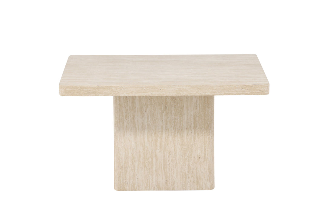 Venture Home Qvart Sofa Table 80x80x46 cm - Travertinelook
