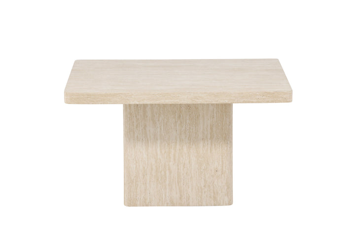 Venture Home Qvart Sofa Table 80x80x46 cm - Travertinelook