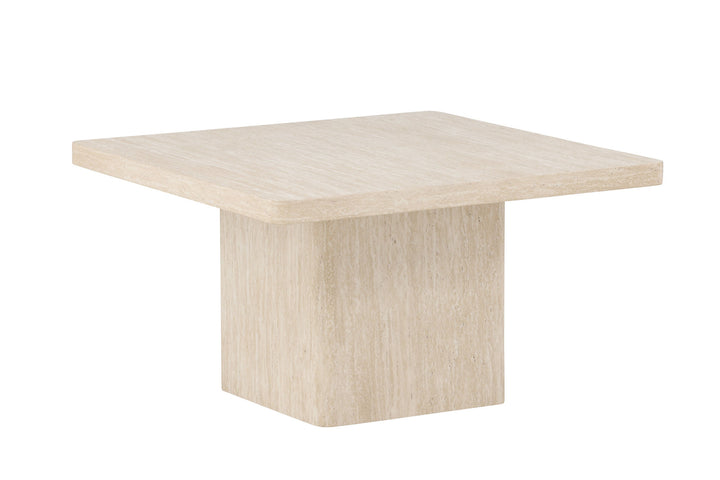 Venture Home Qvart Sofa Table 80x80x46 cm - Travertinelook