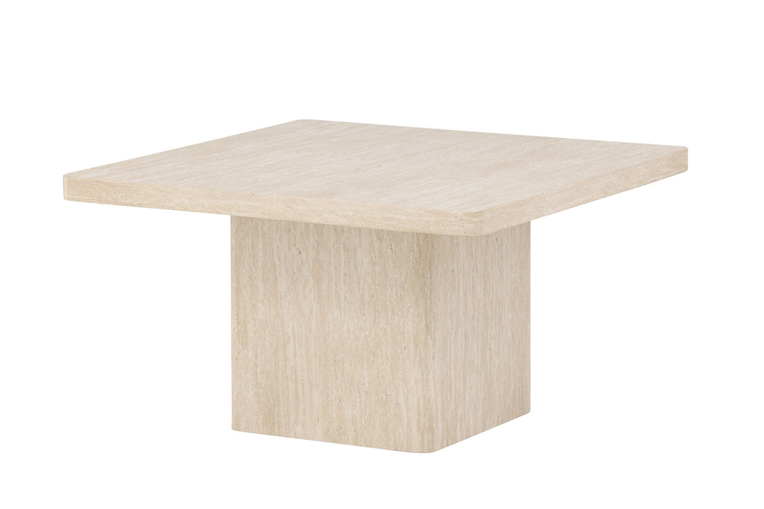Venture Home Qvart Sofa Table 80x80x46 cm - Travertinelook