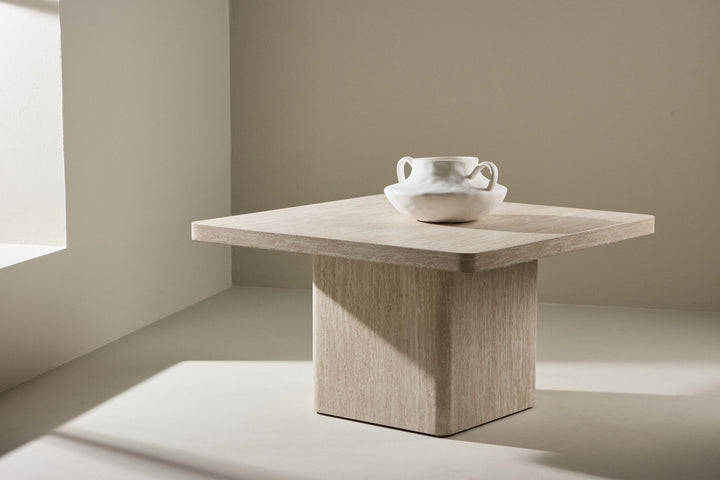 Venture Home Qvart Sofa Table 80x80x46 cm - Travertinelook