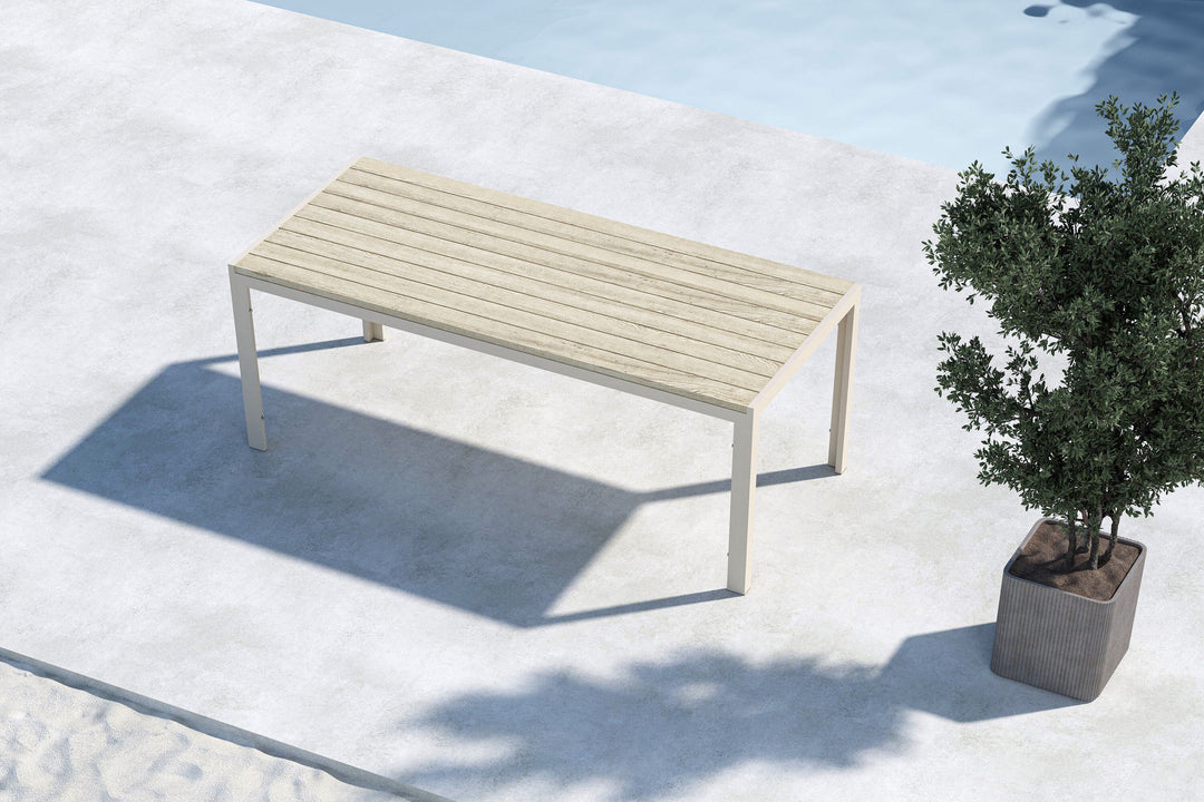 Venture Home Mirko Dining Table 205x90x74 - Beige / Beige