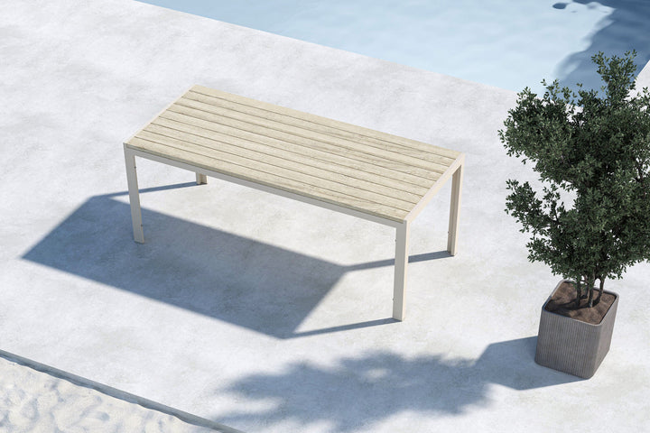 Venture Home Mirko Dining Table 205x90x74 - Beige / Beige