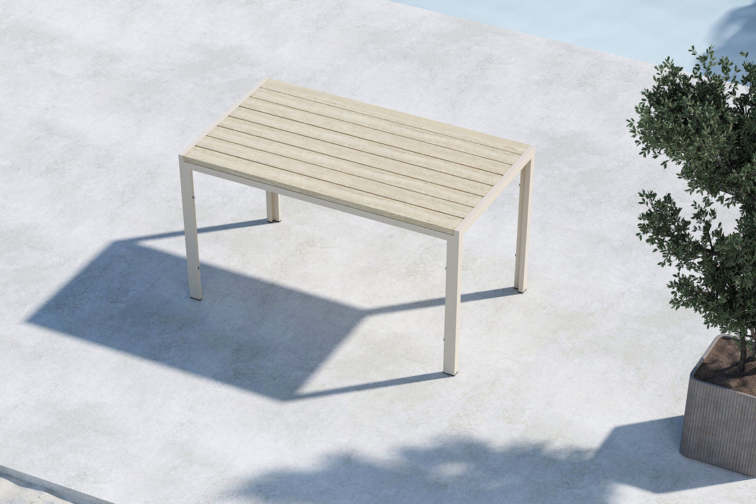 Venture Home Mirko Dining Table 140x80x74 - Beige / Beige