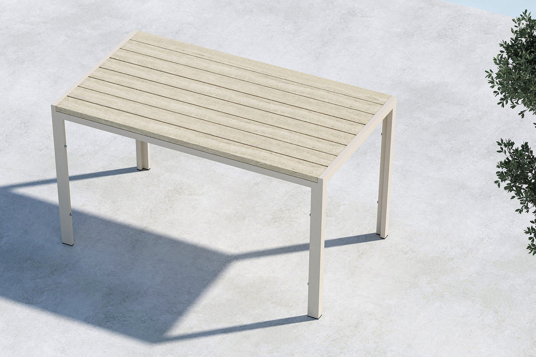 Venture Home Mirko Dining Table 140x80x74 - Beige / Beige