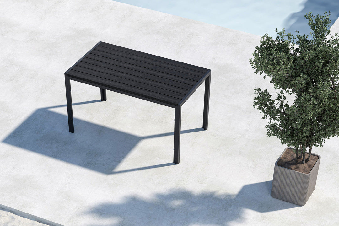 Venture Home Mirko Dining Table 140x80x74 - Black / Black