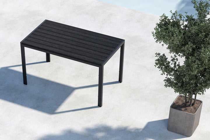 Venture Home Mirko Dining Table 140x80x74 - Black / Black