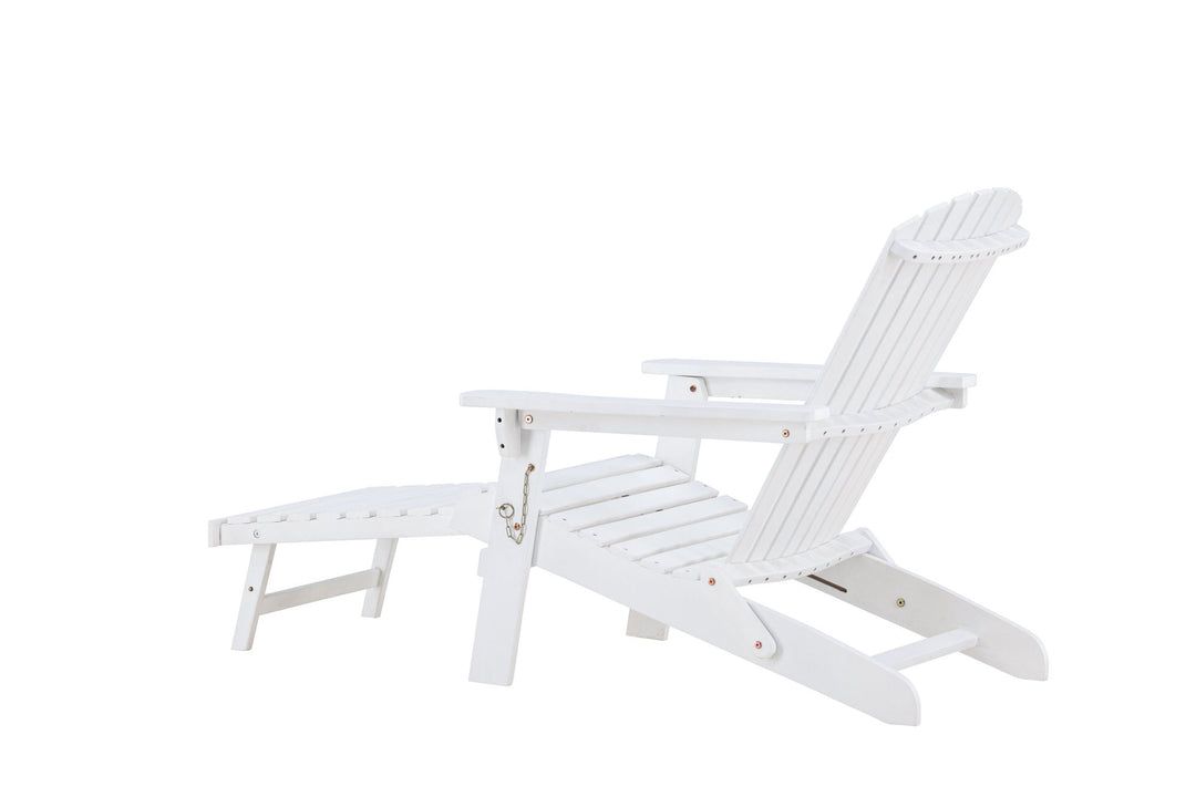 Venture Home Tropea Sun Lounge - White FSC 100%