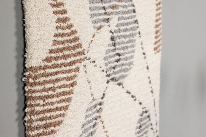 Venture Home Liam Wall Hanging Cotton - 50*80-  -Rectangular-Ivory/Brown/Grey