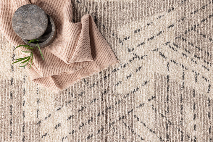 Venture Home Lorentz Cotton - 60*90-  -Rectangular-Ivory/Taupe