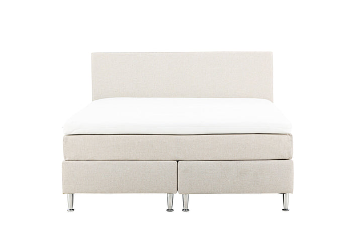 Venture Home Toledo Bed 180*200 - Matte Silver / Beige Fabric Lino 02