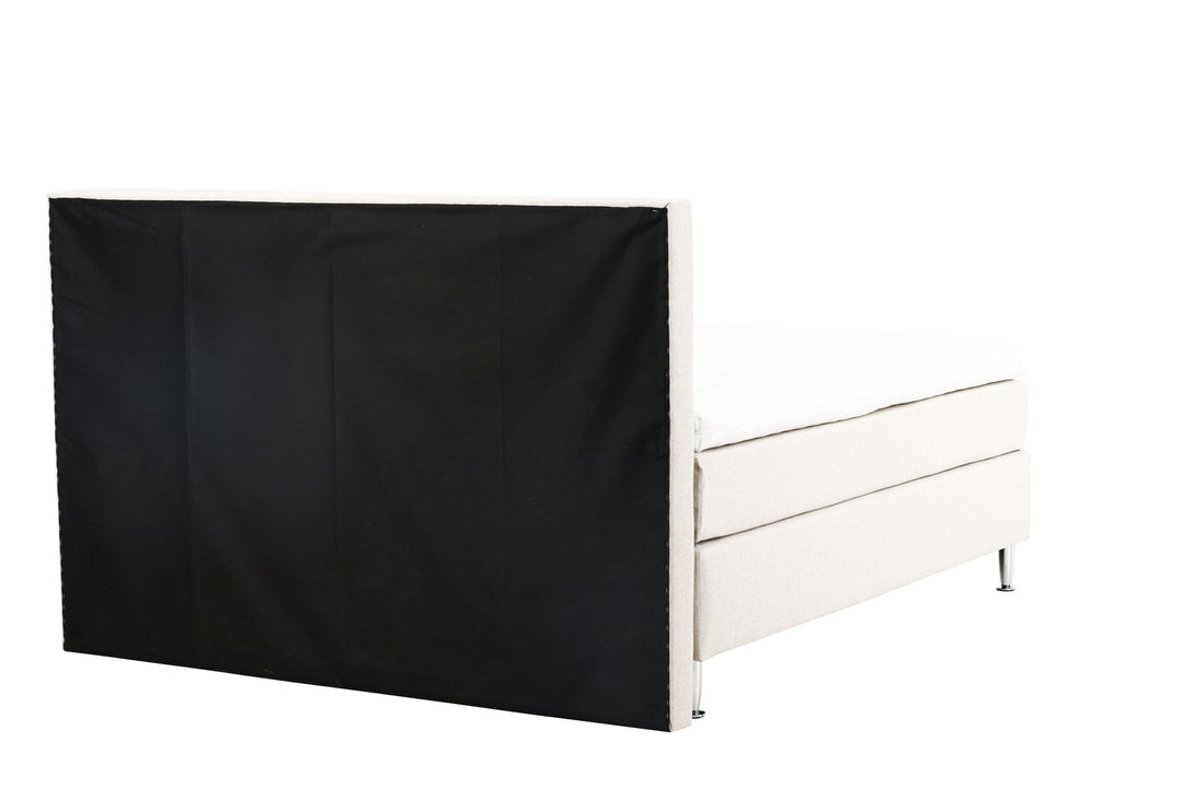 Venture Home Toledo Bed 180*200 - Matte Silver / Beige Fabric Lino 02