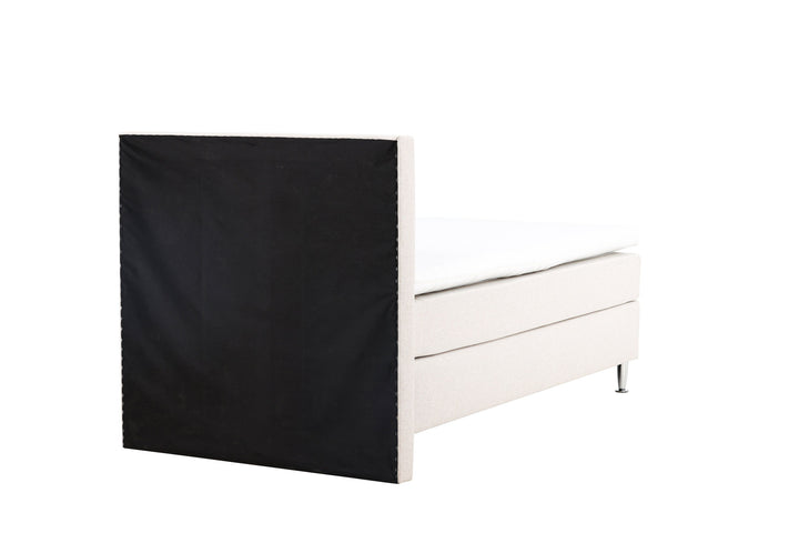 Venture Home Toledo Bed 120*200 - Matte Silver / Beige Fabric Lino 02