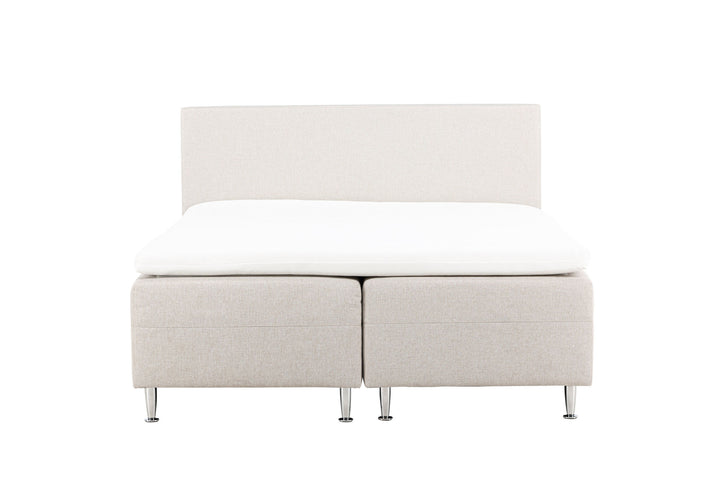 Venture Home Mesa Bed 180*200 - Matte Silver / Beige Fabric Lino 02