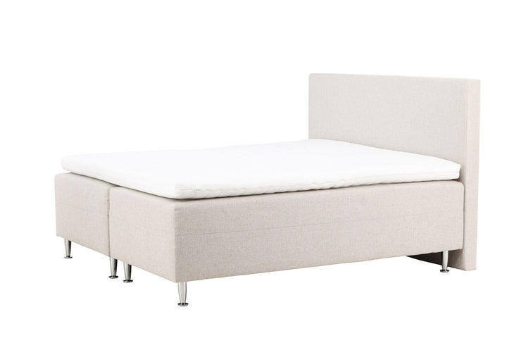 Venture Home Mesa Bed 180*200 - Matte Silver / Beige Fabric Lino 02
