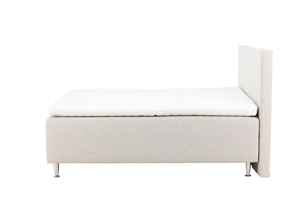 Venture Home Mesa Bed 180*200 - Matte Silver / Beige Fabric Lino 02