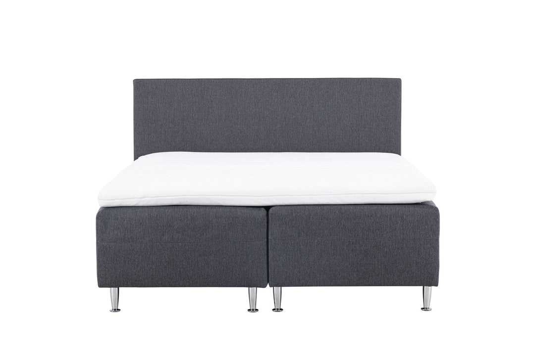 Venture Home Mesa Bed 180*200 - Matte Silver / Dark grey Fabric Lino 12