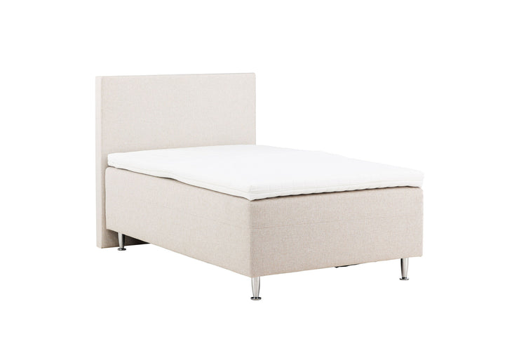 Venture Home Mesa Bed 120*200 - Matte Silver / Beige Fabric Lino 02