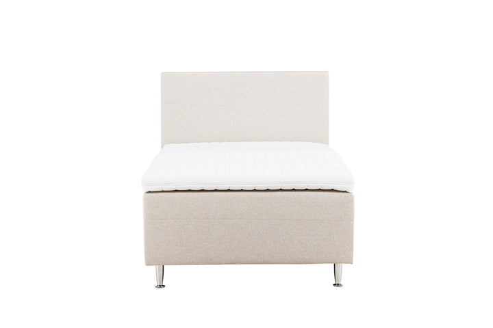 Venture Home Mesa Bed 120*200 - Matte Silver / Beige Fabric Lino 02