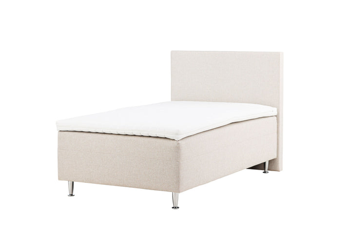 Venture Home Mesa Bed 120*200 - Matte Silver / Beige Fabric Lino 02