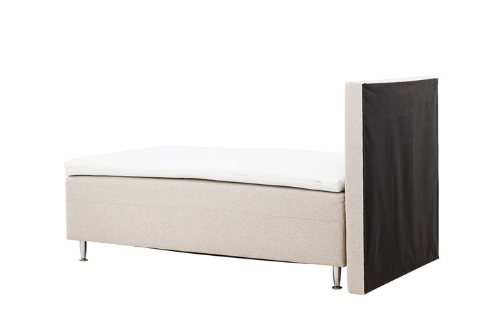 Venture Home Mesa Bed 120*200 - Matte Silver / Beige Fabric Lino 02