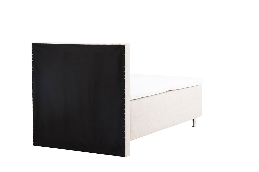 Venture Home Mesa Bed 120*200 - Matte Silver / Beige Fabric Lino 02