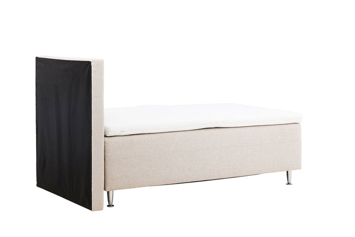 Venture Home Mesa Bed 120*200 - Matte Silver / Beige Fabric Lino 02