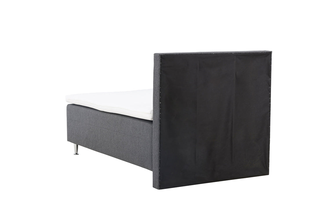 Venture Home Mesa Bed 120*200 - Matte Silver / Dark grey Fabric Lino 12