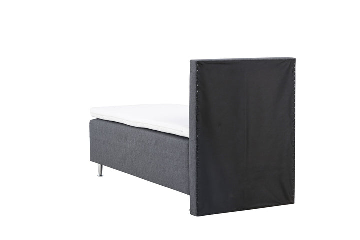 Venture Home Mesa Bed 90*200 - Matte Silver / Dark grey Fabric Lino 12