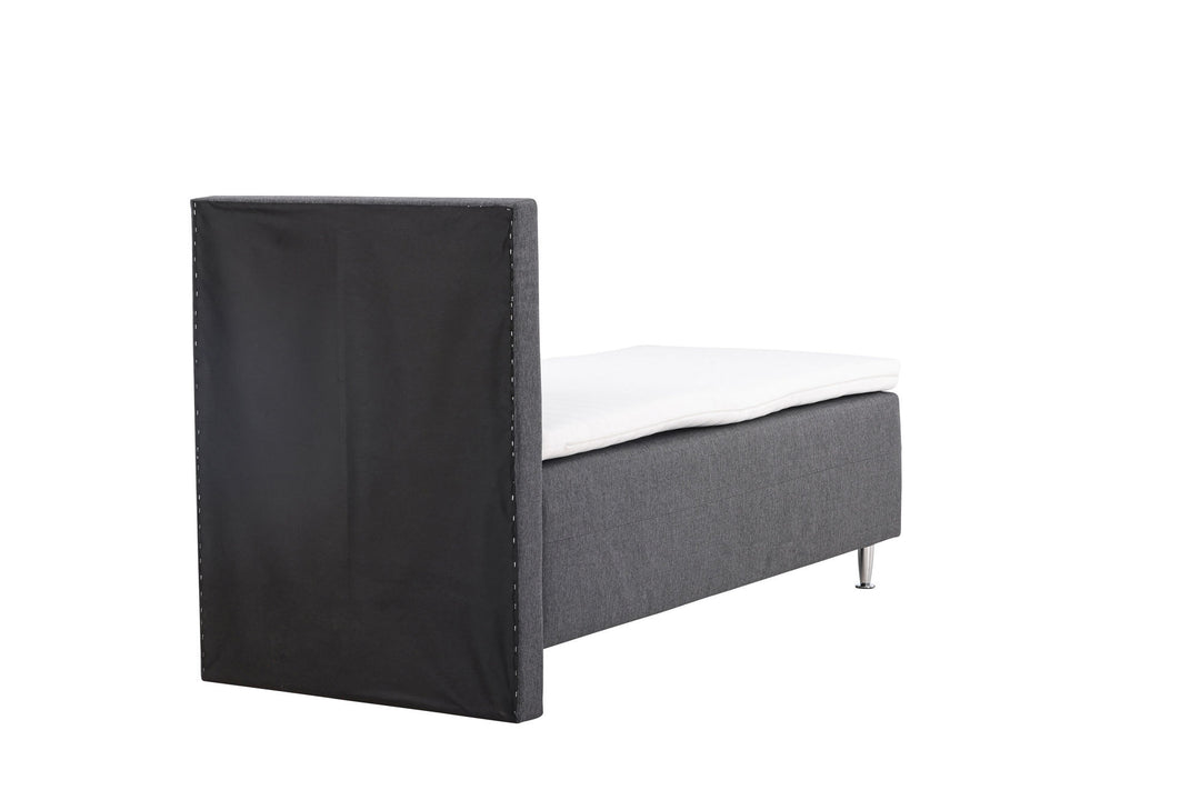 Venture Home Mesa Bed 90*200 - Matte Silver / Dark grey Fabric Lino 12