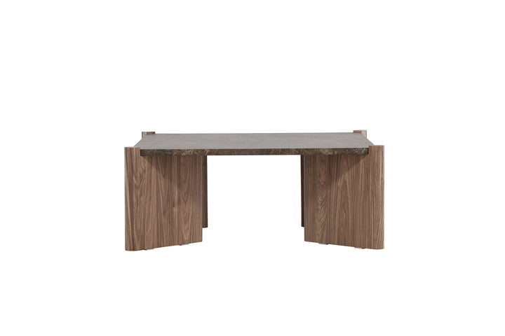 Venture Home Rogaland Sofa Table - Brown Marblelook/ MDF