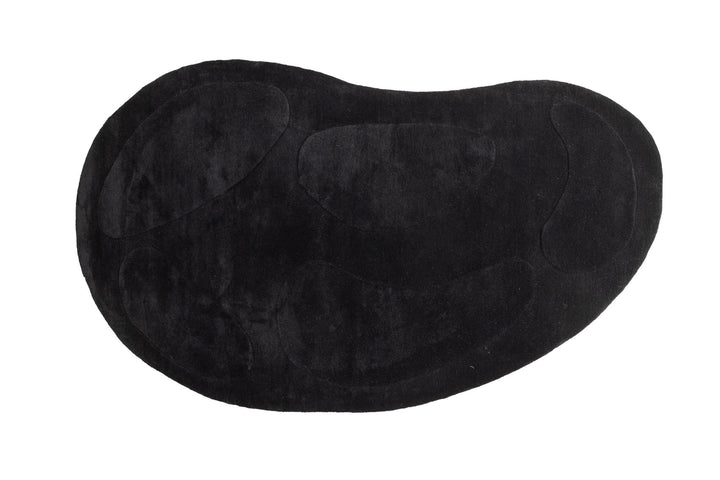 Venture Home Enard Wool Blend w Cloth backing - 290*175-  -Oval -Black