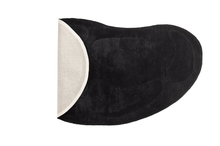 Venture Home Enard Wool Blend w Cloth backing - 290*175-  -Oval -Black