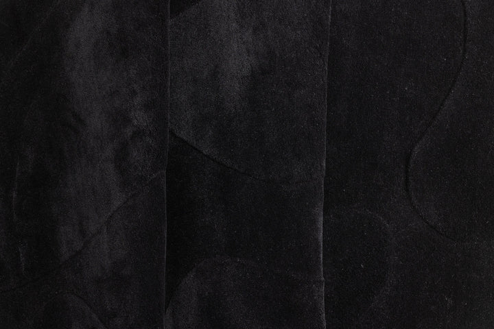 Venture Home Enard Wool Blend w Cloth backing - 290*175-  -Oval -Black